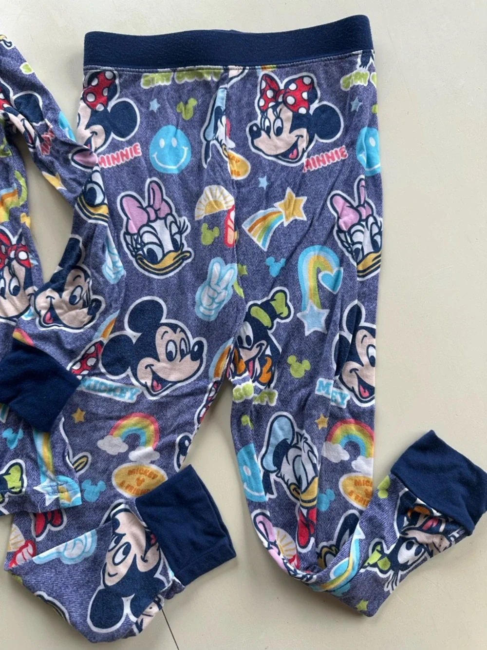 Little Sleepies two piece Disney Mickey pajama set size 3T - Picture 2 of 5